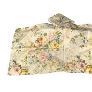 Ralph Lauren shabby chic cabbage rose pair TWO standar pillow cases